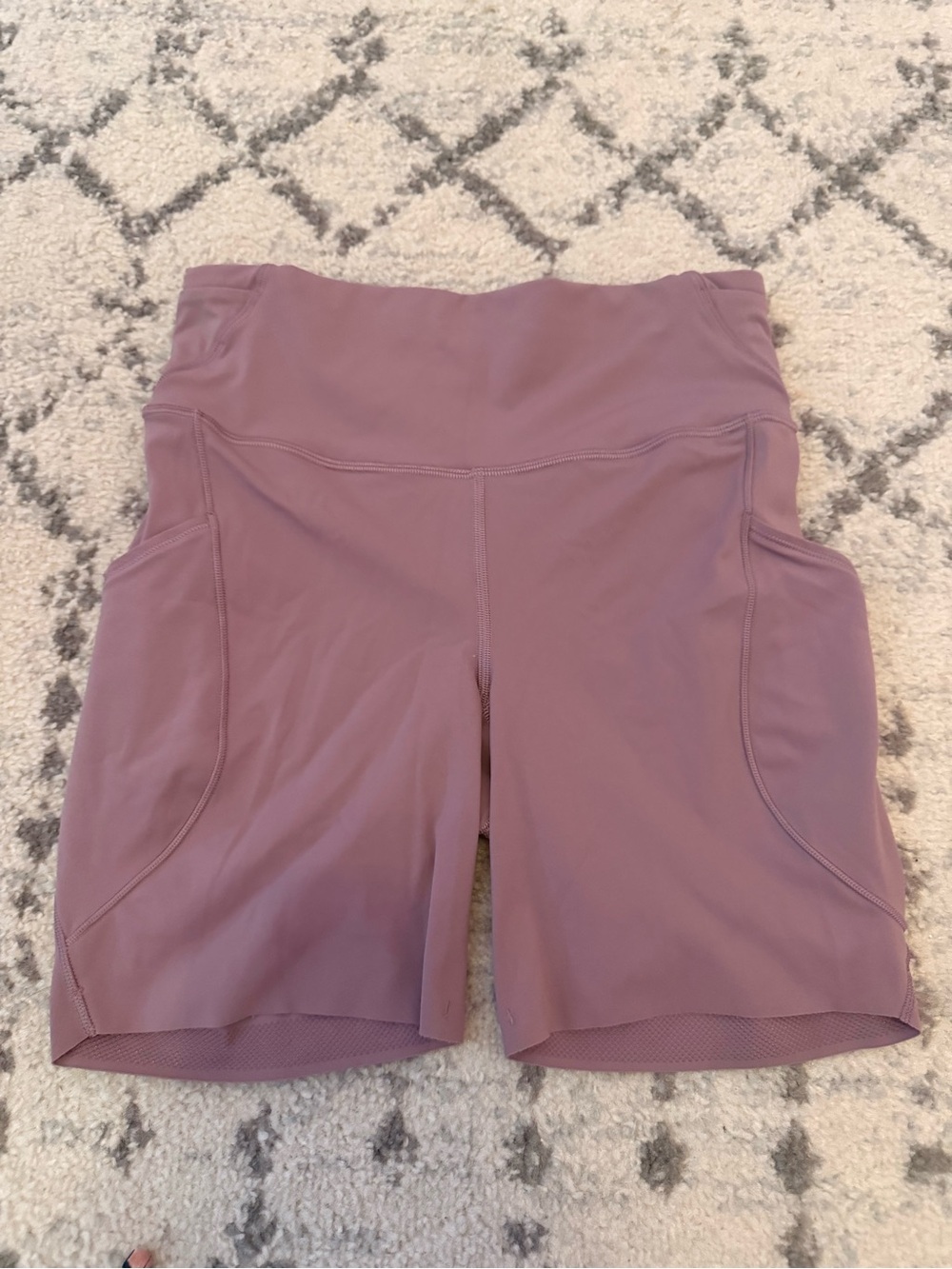lululemon athletica Fast and Free Dusty Mauve High-Rise Pocket Athletic Shorts